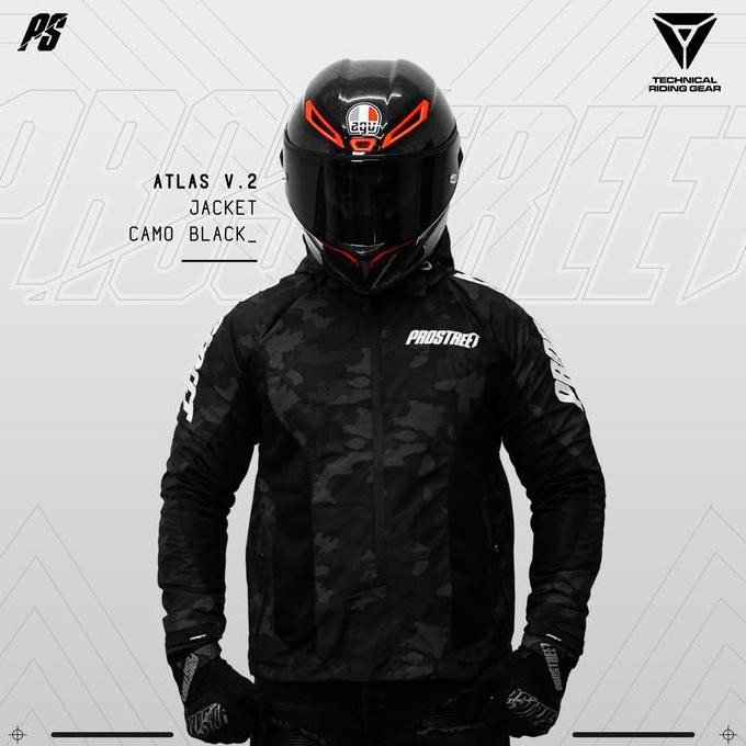 Jaket Motor Prostreet Atlas Camo Black V2 murah