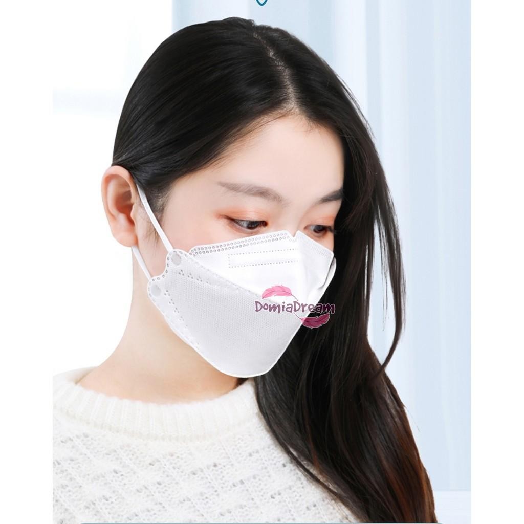 Masker Kf94 Murah Premium Putih Hitam Cream Abu Pack Isi 10
