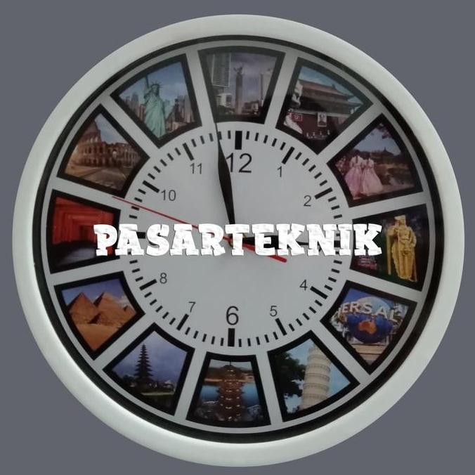 Promo Jam dinding 32cm + ongkos cetak custom COD