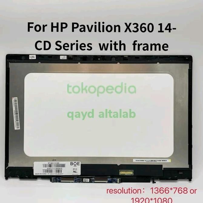 Lcd Led Hp Pavilion X360 14 Cd 14-Cd000 Touchscreen