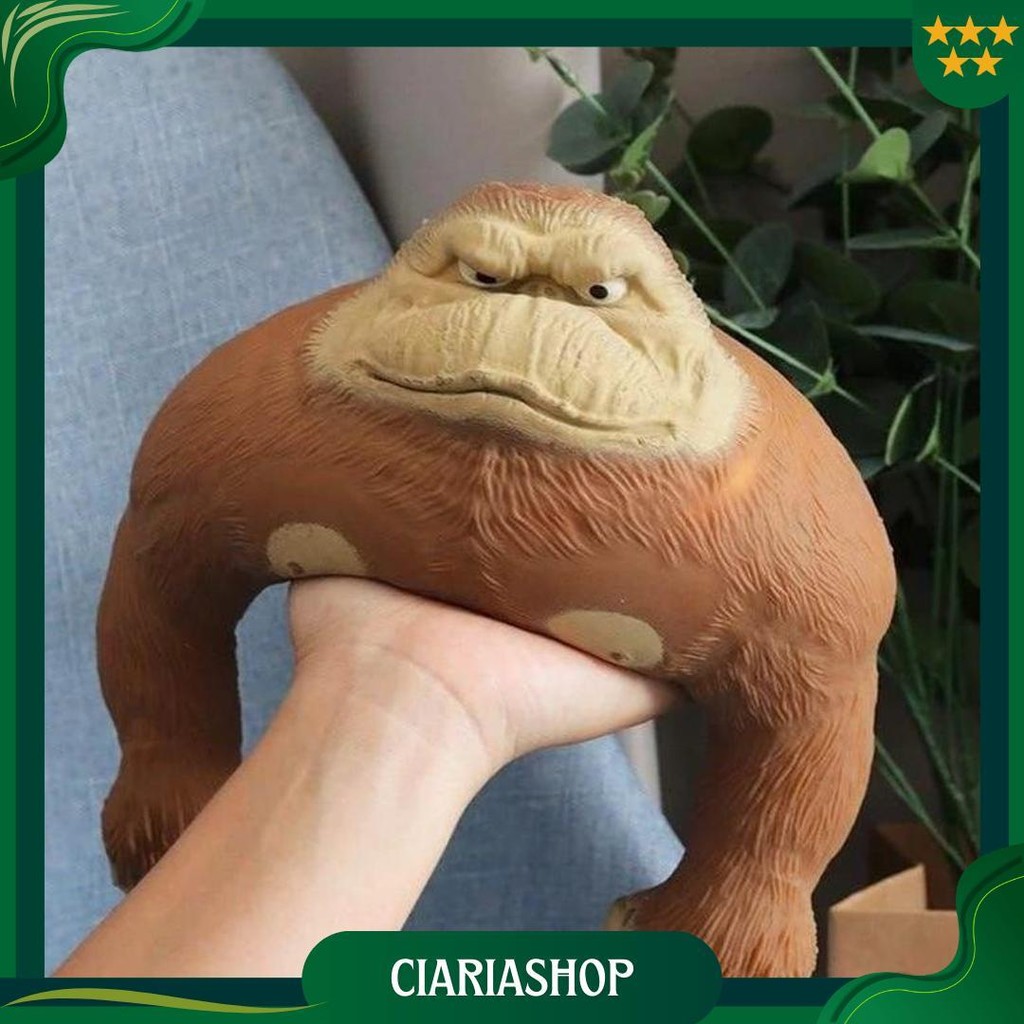 Hokkiterus21 Squishy Kingkong Squishy Gorilla Squishy Monkey Squishy Monyet Squishy Lempar Jumbo S02