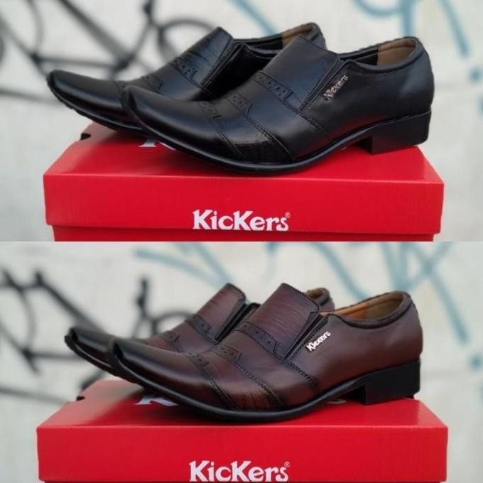 sepatu pantopel kickers original 2203 Sepatu Kerja Formal Pantofel Kickers kantor