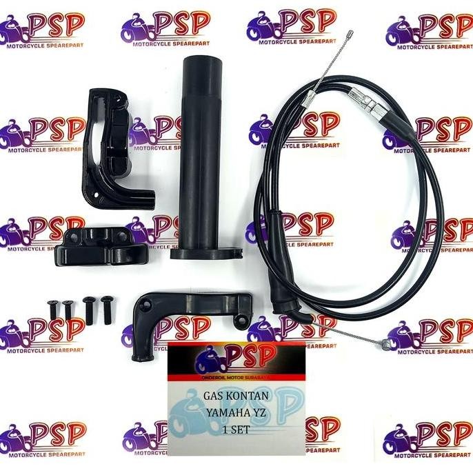 Promo Gas Kontan YZ / Universal - Holder Gas Spontan + Kabel Set  YZ atau Universal Segala Motor Bau