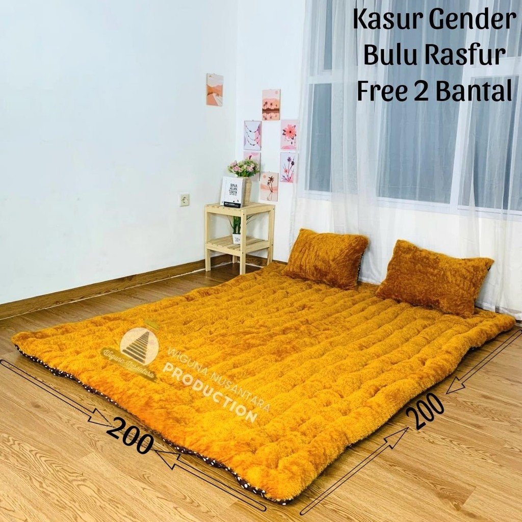Kasur Gender Bulu Rasfur Tebal All Size Kasur Gender Rasfur Empuk