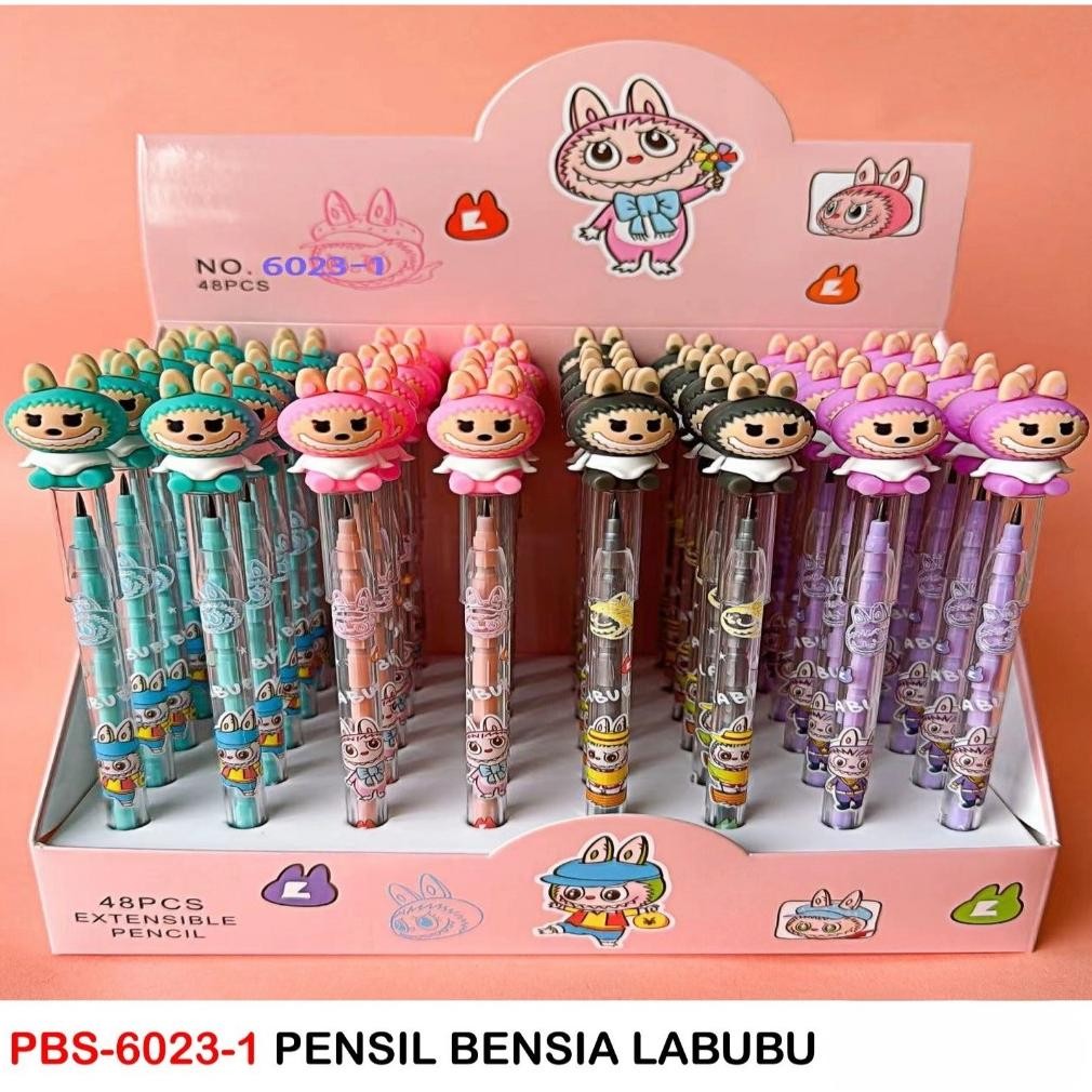 

(48pc/56pc) pensil lantu susun/pensil susun karakter/pensil cabut/LANTU 1 BOX BESAR