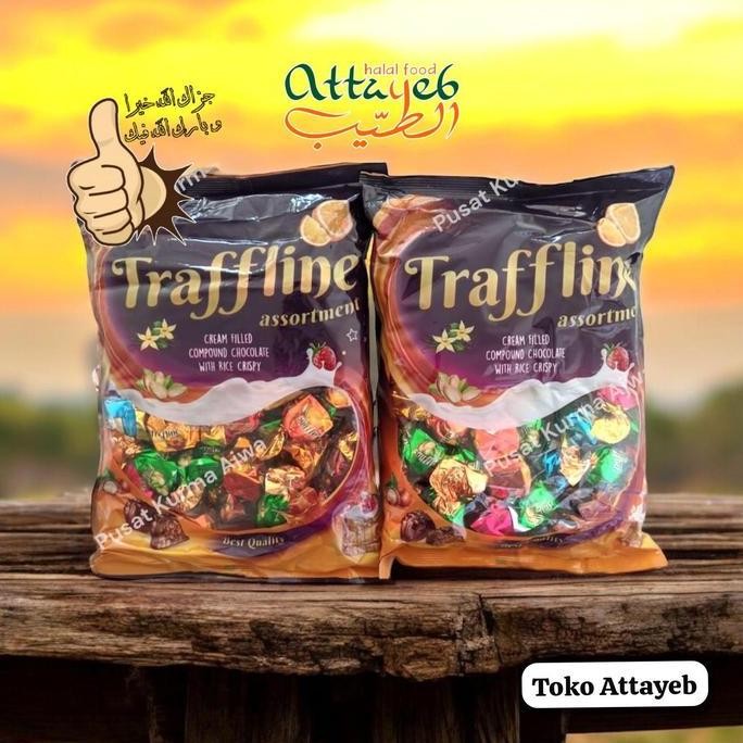 

Promo Coklat Turkey Mix Traffline Assortment 1Kg Kemasan Original Turki Chocolate With Rice Crispy (Exp 2026)