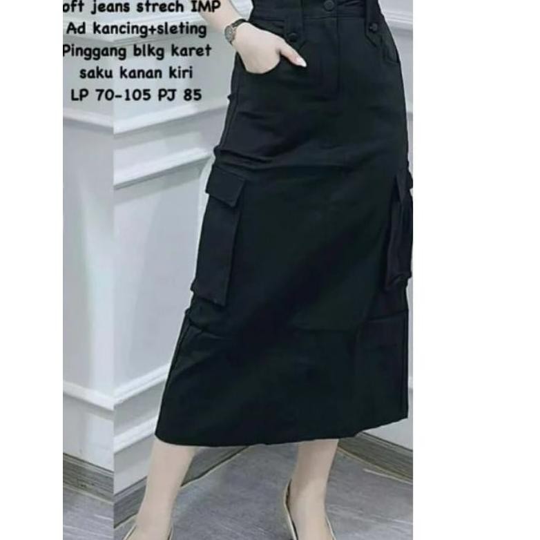 YZ Rok Cargo Wanita Remaja Terbaru Rok Lebaran Rok Voral Cargo Import Murah