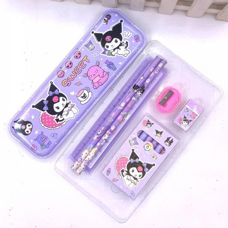 

Is75 7 In 1 Kotak Pensil Anak Set Stationery Untuk Hadiah Anak Sekolah /Kotak Pensil Karakter Murah Alat Tulis Set Lucu Sekolah / Alat Tulis Set Kotak Pensil