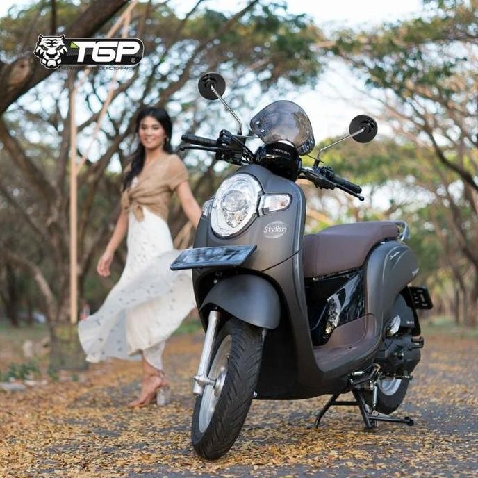 Spion Motor Bulat Classic Xsr W175 Scoopy Fino Vespa Tgp Centro Asli Original