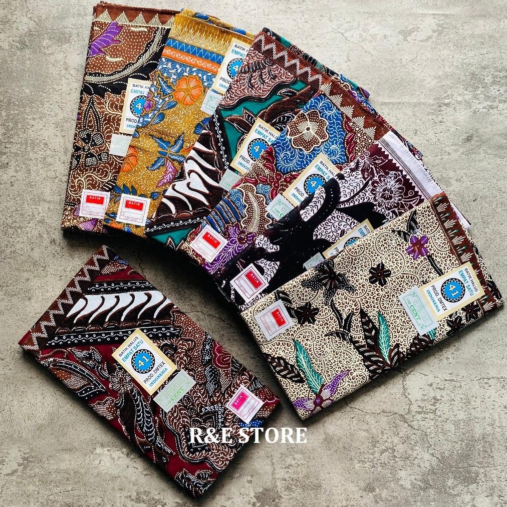 YZ Kain Samping Kebat Panjang Batik Pekalongan Halus Motif Tiga Negeri 41 Cap Cent