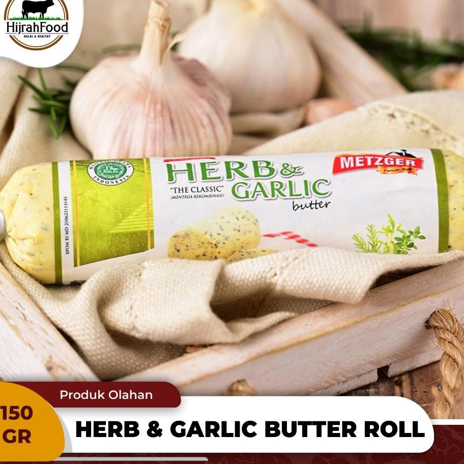 

Metzger Garlic Butter Roll Mentega Garlic Rempah 150 Gr