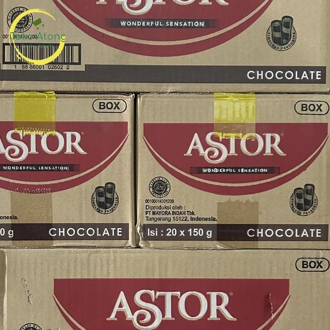 

Sale Astor Wafer Stick Cokelat 150 Gram Harga Kartonan