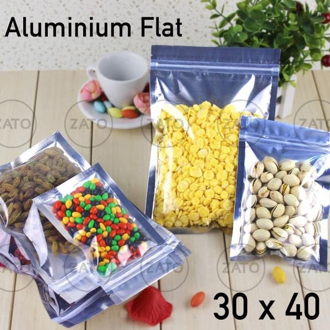 

baru plastik klip 30x40 cm | plastik ziplock aluminium foil kemasan