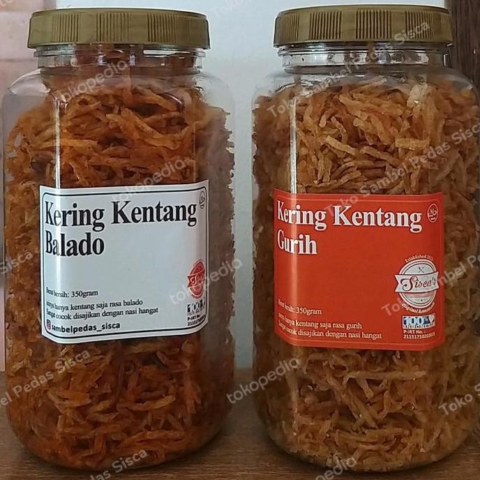 

monggo] Paket Bundling Kering Kentang Gurih dan Balado