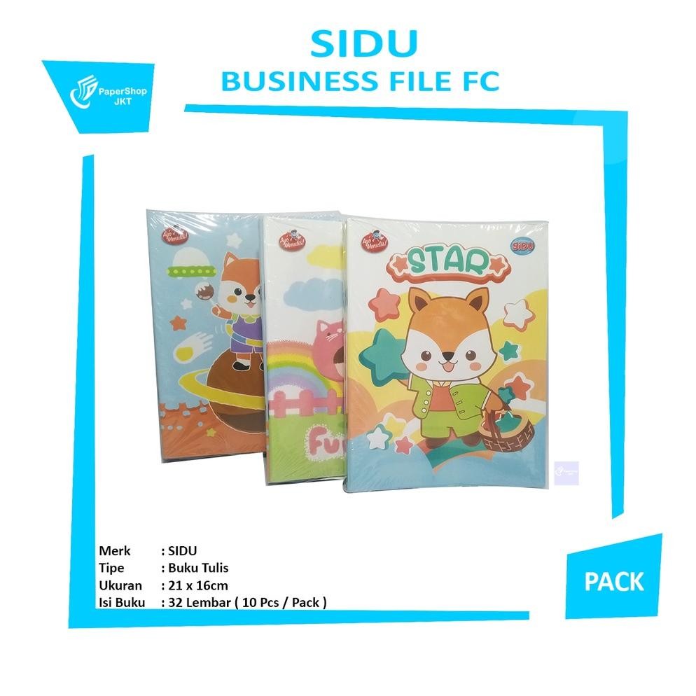 

SIDU - Buku Tulis Bergaris 32 Lembar - Pack