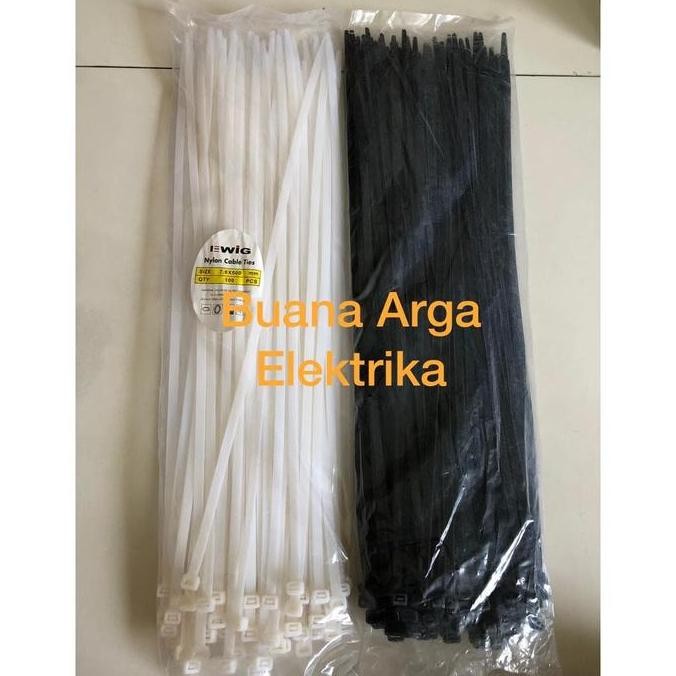 

Kabel Ties EWIG 500 x 7,6mm | Cable Tie | Kualitas Super panjang 50cm