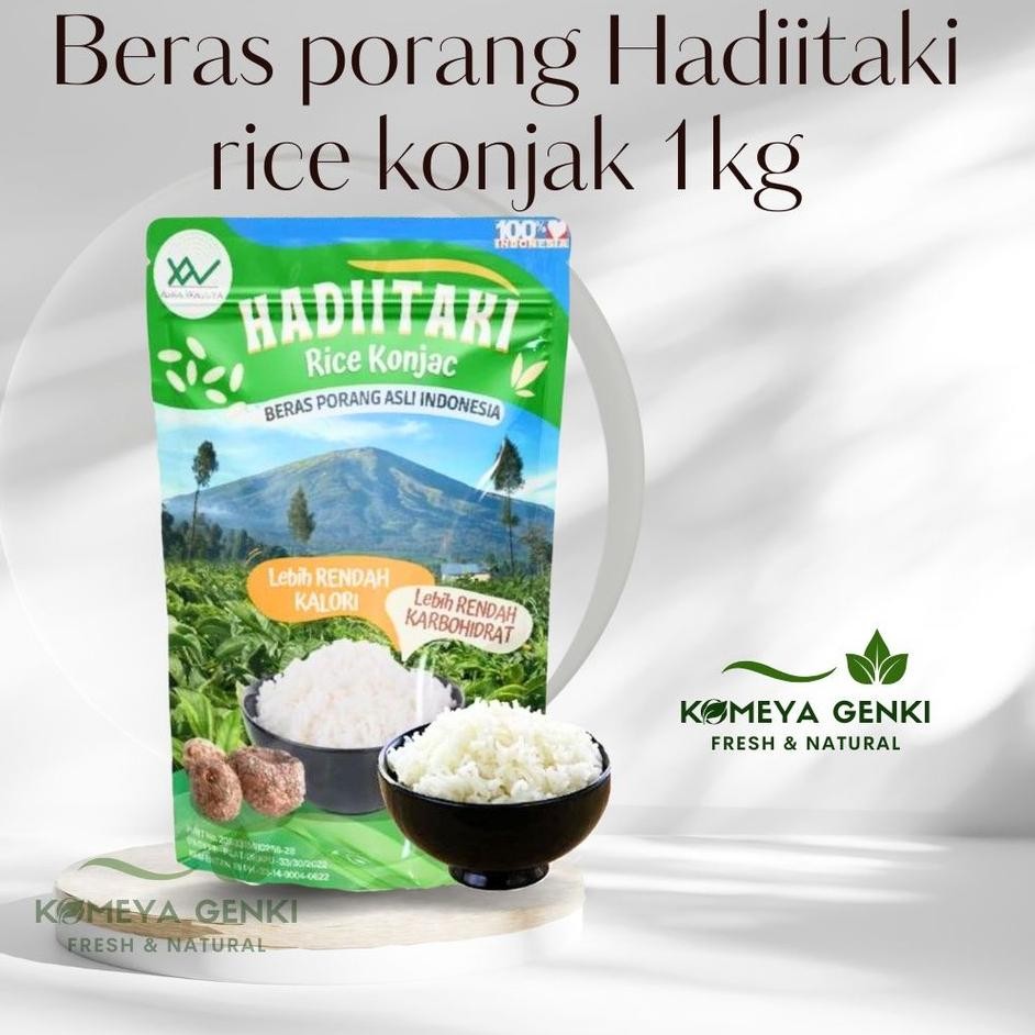 

Hadiitai Bera Porang 1 G Hiratai Onjac Rice Rendah Al