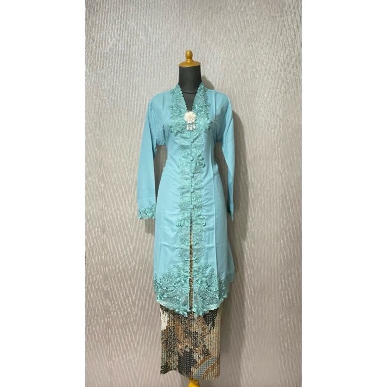 YZ Nozamstore~Kebaya Tunik Encim Bordir Senada Katun / Kebaya Bordir Tunik/Kebaya Modern/Kebaya Katu