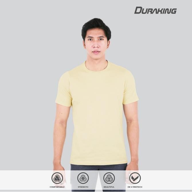 Promo / Duraking Kaos 100 Persen Supima Cotton Daily Wear - O Neck Basic Kain Katun Lembut Polos Pri