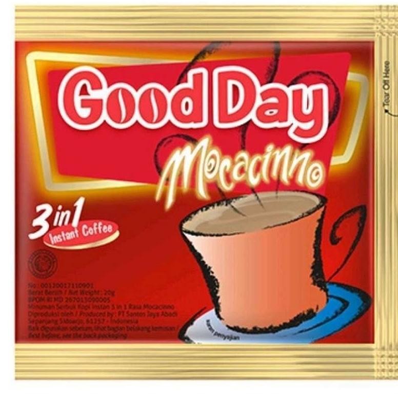 

Promo / Terlaris Good Day Mocacinno Kopi Instan 3 in 1 (120 sachet/20g/karton) Terbaik