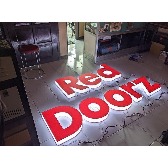 Promo Huruf Timbul Menyala - Letter Timbul Led - Huruf Timbul Akrilik Led