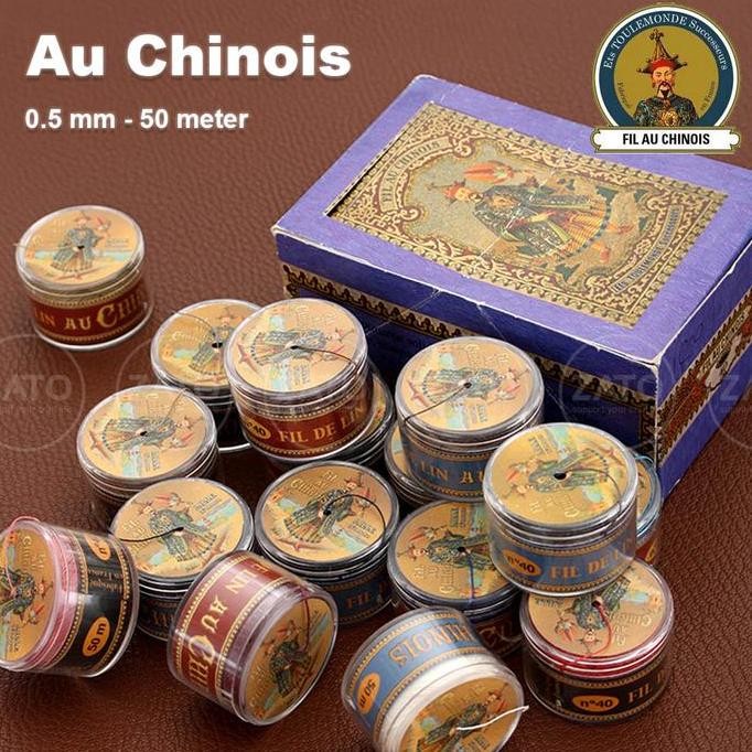 

baru 0.5 mm lin cable thread | au chinois | benang kulit | leather tools