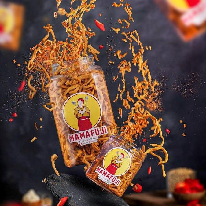 

Diskon! Mama Fuji - Kue Bawang Spicy 750g Makanan Cemilan
