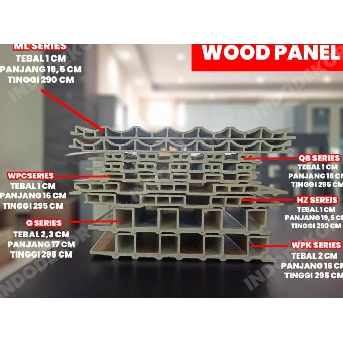 Spesial Wood Panel Wpc / Wall Panel Pvc / Panel Dinding Kayu [Khusus Bandung]