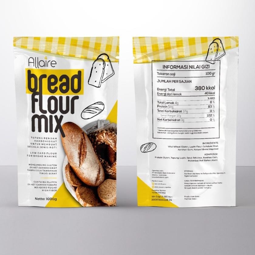 

Allaire Etobetic Bread Tepung Eto Huu Roti 1G