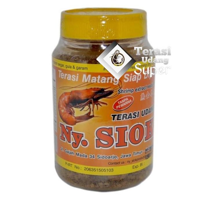 

TERASI UDANG NY SIOK 150GR (MATANG)TRASI NY SIOK MATANG ASLI MURAH BRS