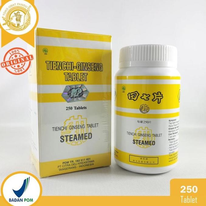 Terlaris TIENCHI-GINSENG TABLET STEAMED (BOTOL) / OBAT PERTUMBUHAN ANAK SALE