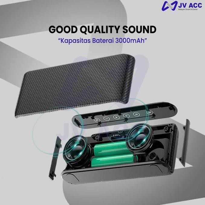 Nvn-X6 Speaker Bluetooth With Power Bank 3000Mah Wireless Bluetooth Speaker New Stok