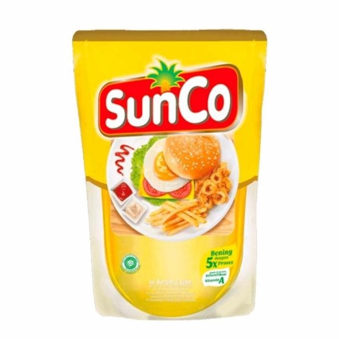 

HIW Sunco minyak goreng refil 2 L jernih dengan 5x penyaringan