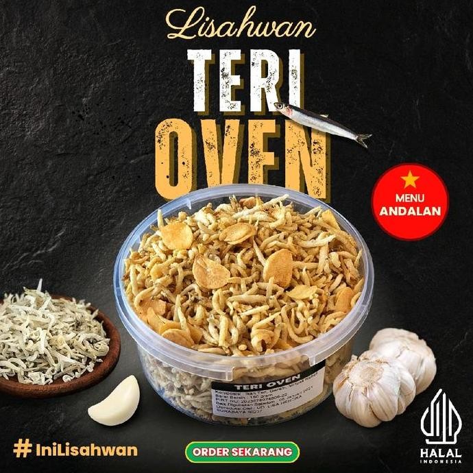 

HIW TERI OVEN LISAHWAN. berat 150gr Tanpa Tepung Dari Ikan Teri Nasi