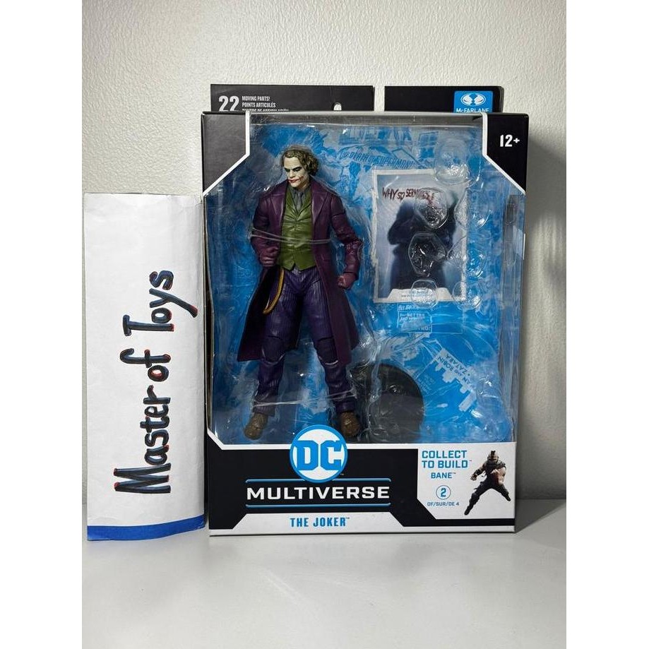 McFarlane DC Multiverse The Joker Only No CTB Bane No Money B (The Dark Knight Trilogy) - Ready Stoc