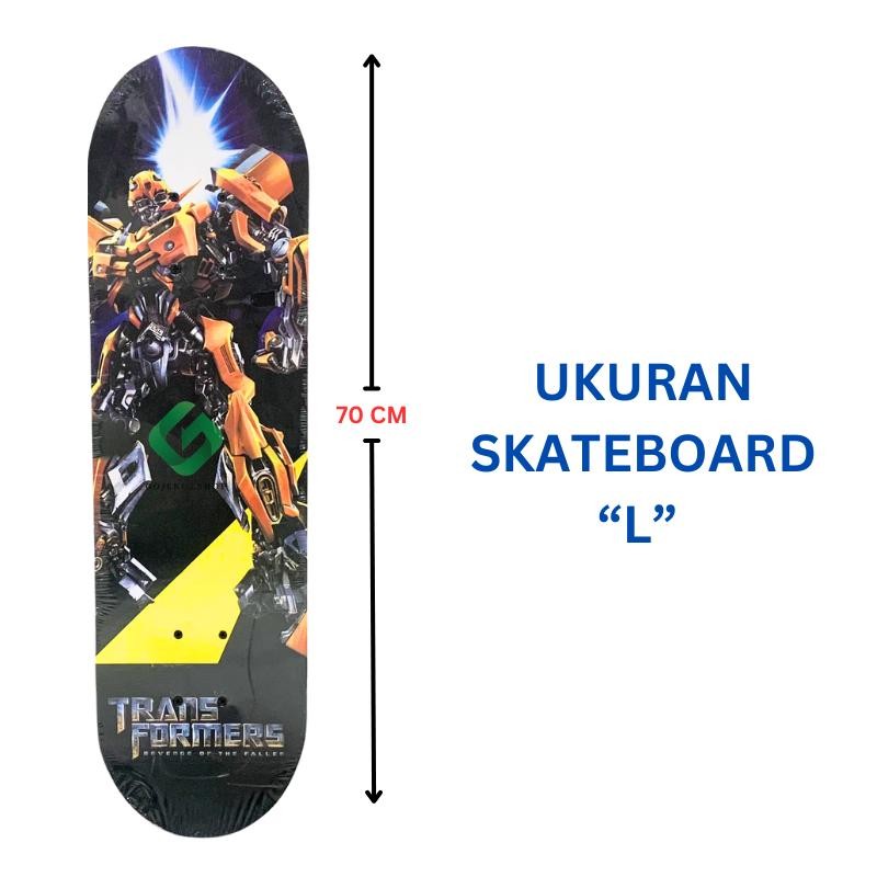 Skateboard Anak Laki Laki / Perempuan Full Set Ukuran Besar