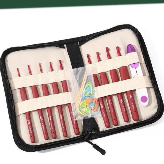 

TERMURAH - SET ALAT RAJUT / SET HAKPEN CROCHET HOOKS FULL OF PASSION