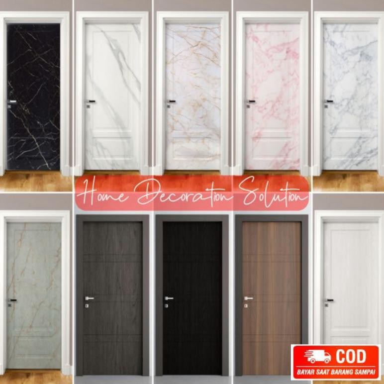 Stiker Pintu Rumah Kamar Mandi Anti Air Stiker Pintu Kamar