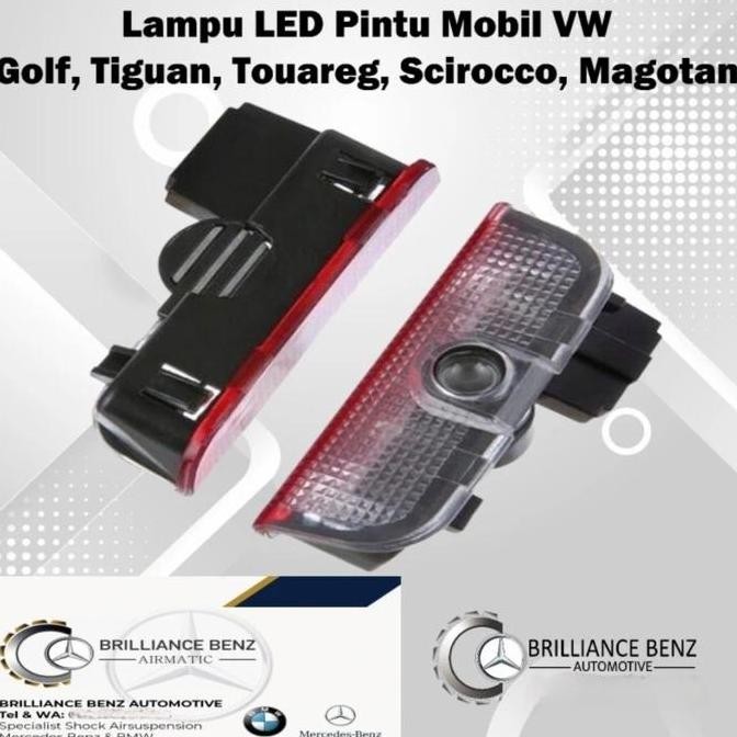 Lampu Pintu Mobil Led Logo Vw Volkswagen Golf Tiguan Touareg Scirocco Top Produckk