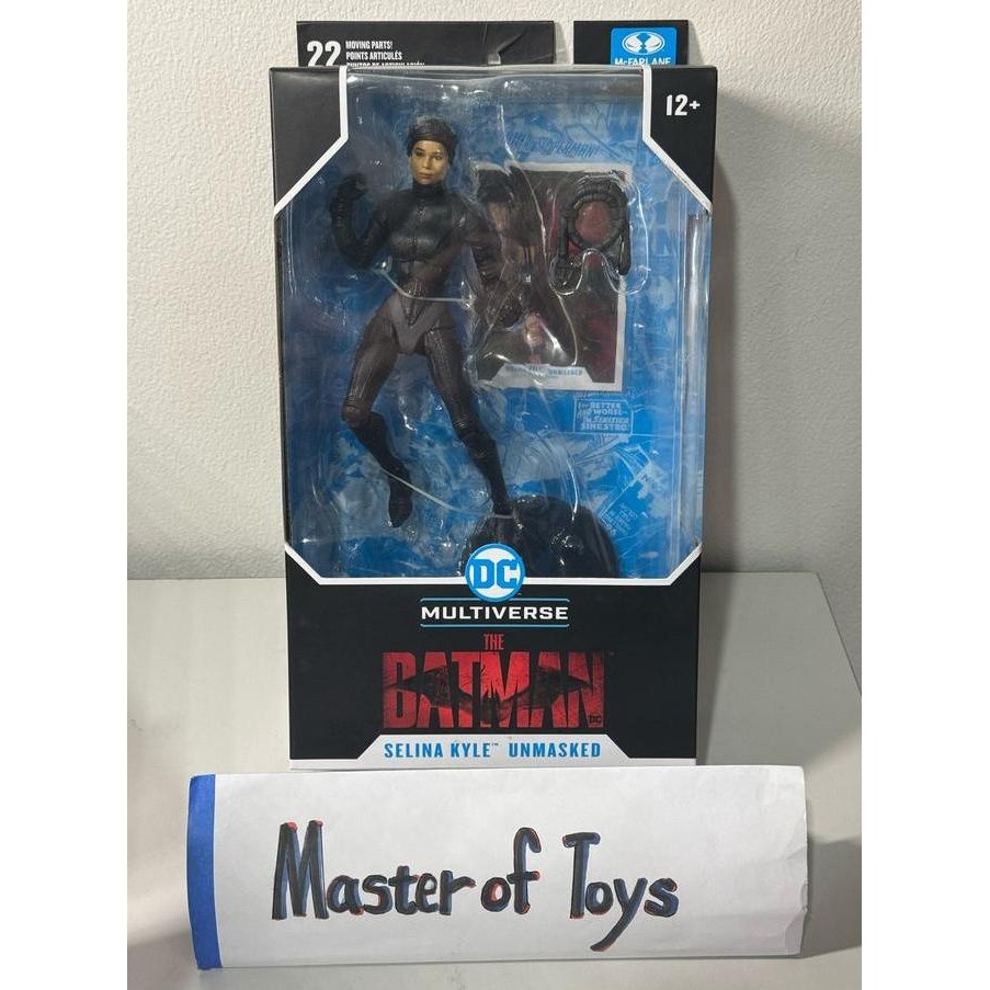 McFarlane DC Multiverse The Batman Catwoman Selina Kyle Unmasked (The Batman) - Ready Stock