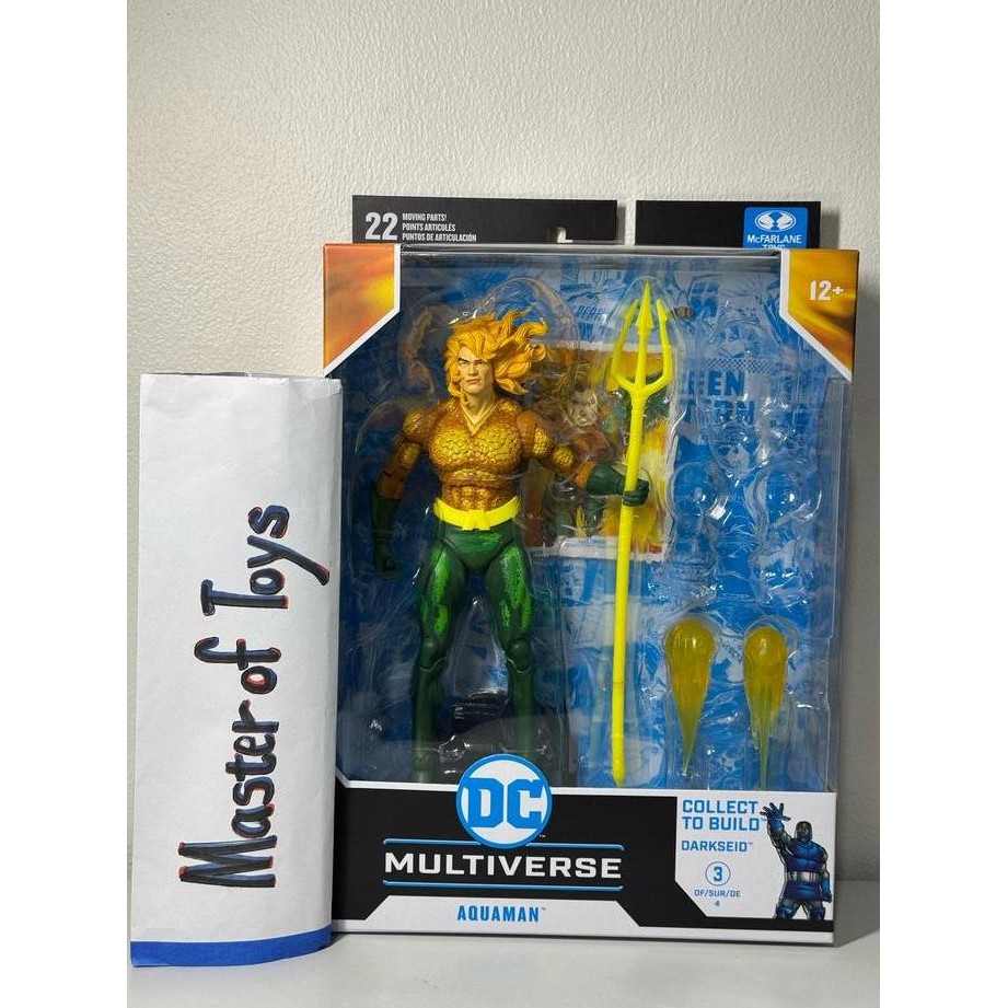 McFarlane DC Multiverse Aquaman (Justice League Task Force) No CTB Darkseid - Ready Stock