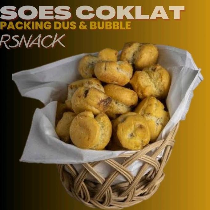 

HIW soes mini coklat 1kg Cemilan Snacks Cokelat Kering