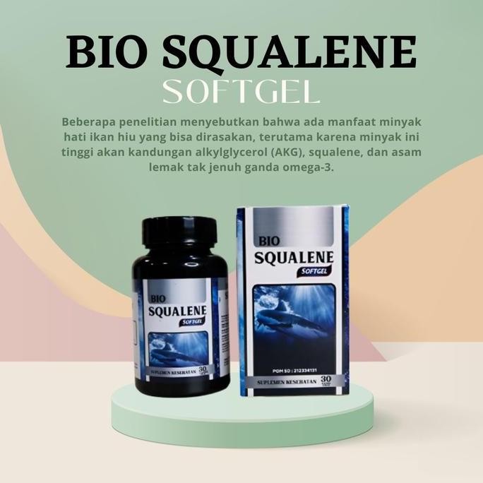 

Terlaris [Ready Stock] Bio Squalene Ekstrak Minyak Ikan Hiu Tinggi Omega 3 6 9 Vitamin Penyerap