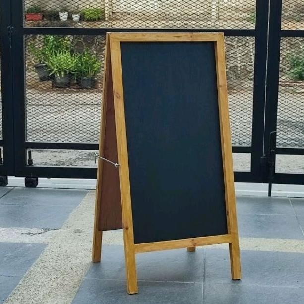 

READY PAPAN TULIS KAPUR BLACKBOARD STANDING 2 MUKA DOUBLE F UKURAN 40X80