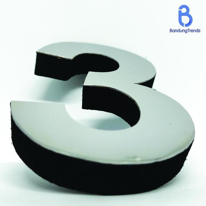 Spesial Huruf Timbul Bahan Stainless Spoon Ukuran 30Cm