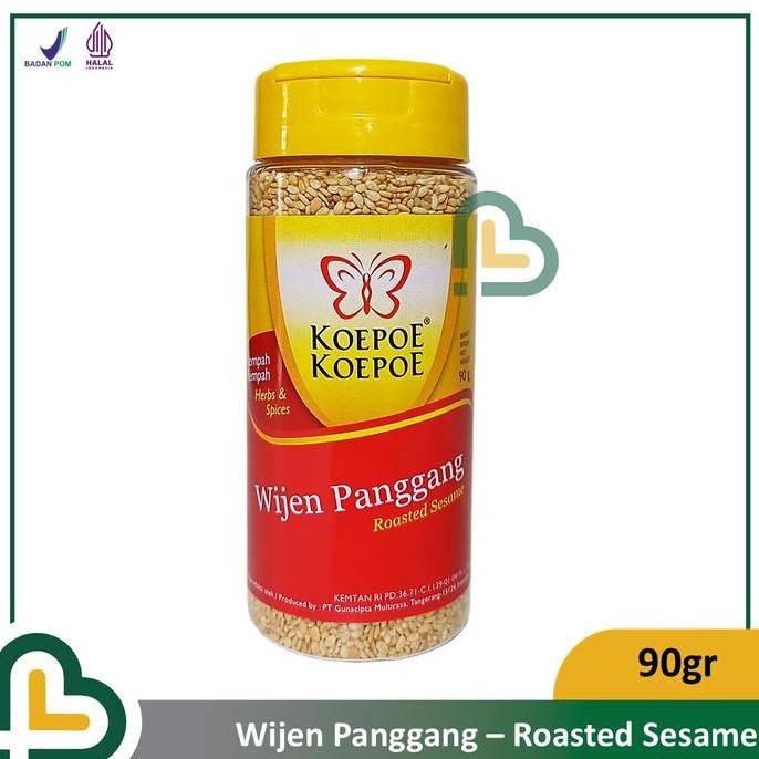 

Terlaris Koepoe Koepoe Wijen Panggang Roasted Sesame Biji Wijen Halal 90Gr