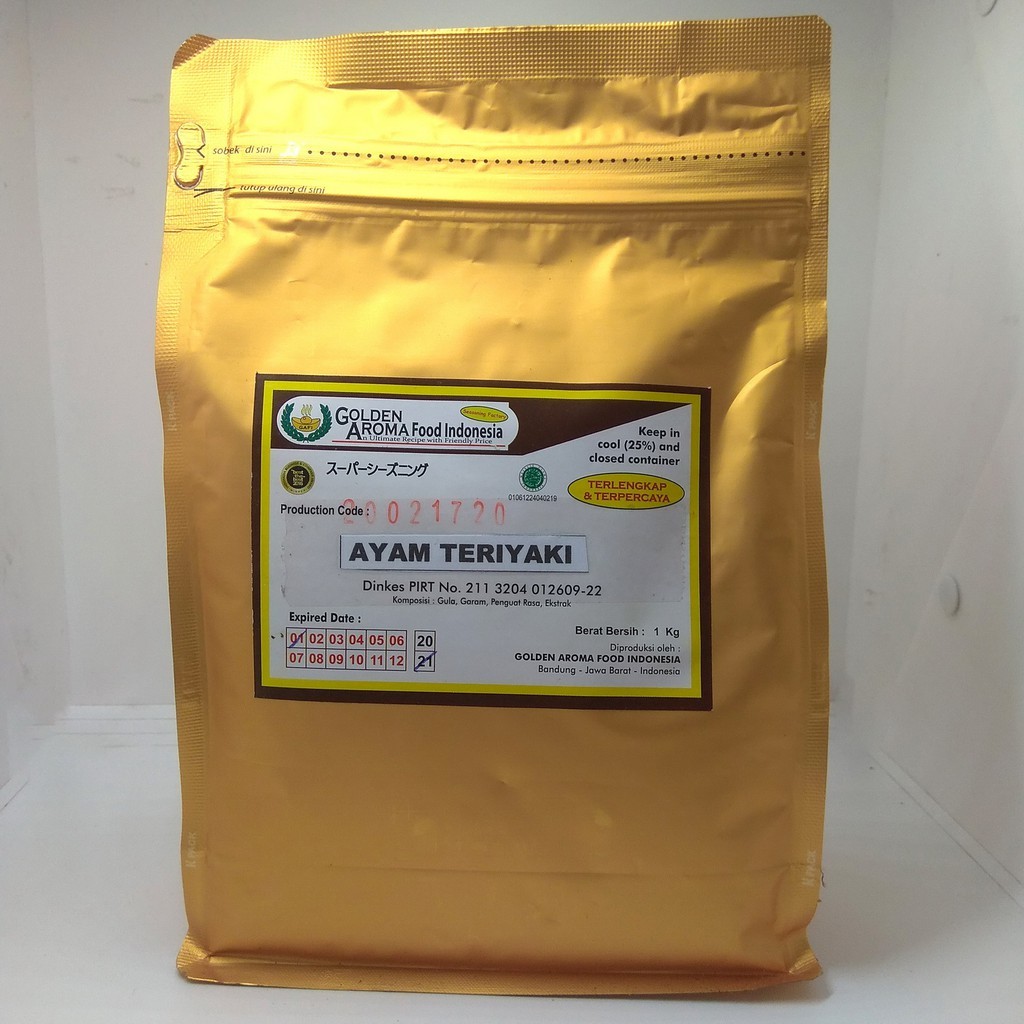 BUMBU TABUR 1 KG RASA AYAM TERIYAKI, COCOK UNTUK ANEKA SNACK SHIHLIN KENTANG TAHU CRISPY DLL, HALAL