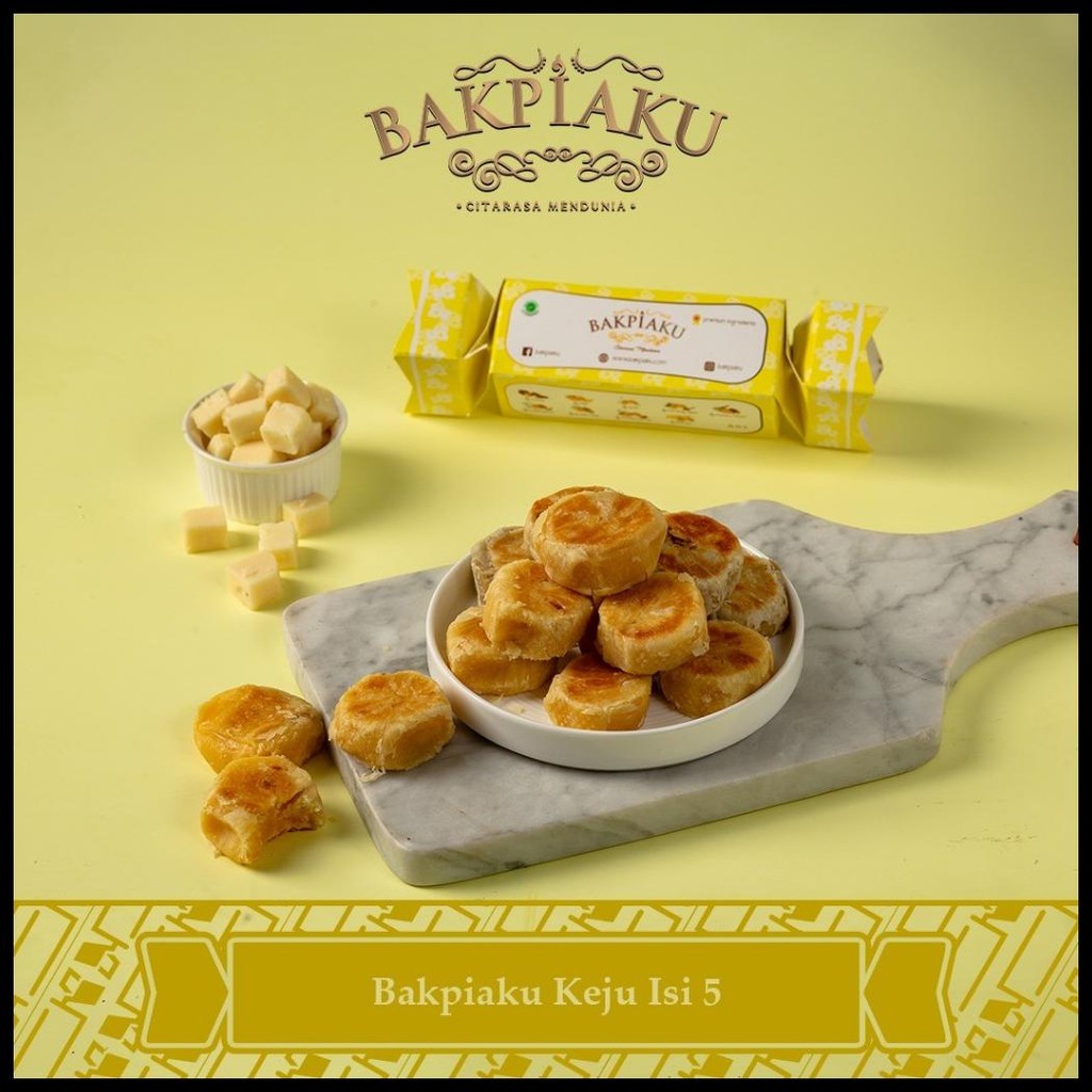 

BAKPIA BAKPIAKU KHAS JOGJA ISI 5 RASA KEJU