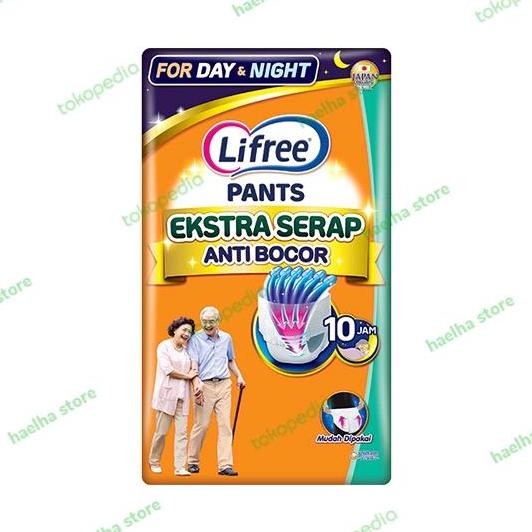 READY Lifree Pants Ekstra Serap / Lifefree popok celana dewasa M, L, XL