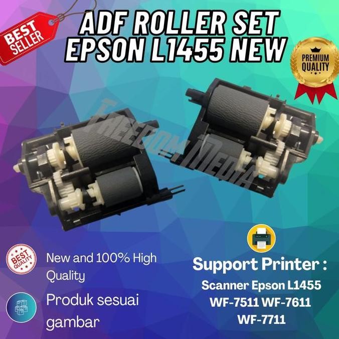 TERMURAH - ADF Pickup Roller Set Scanner Epson L1455 WF-7511 WF-7611  WF-7711